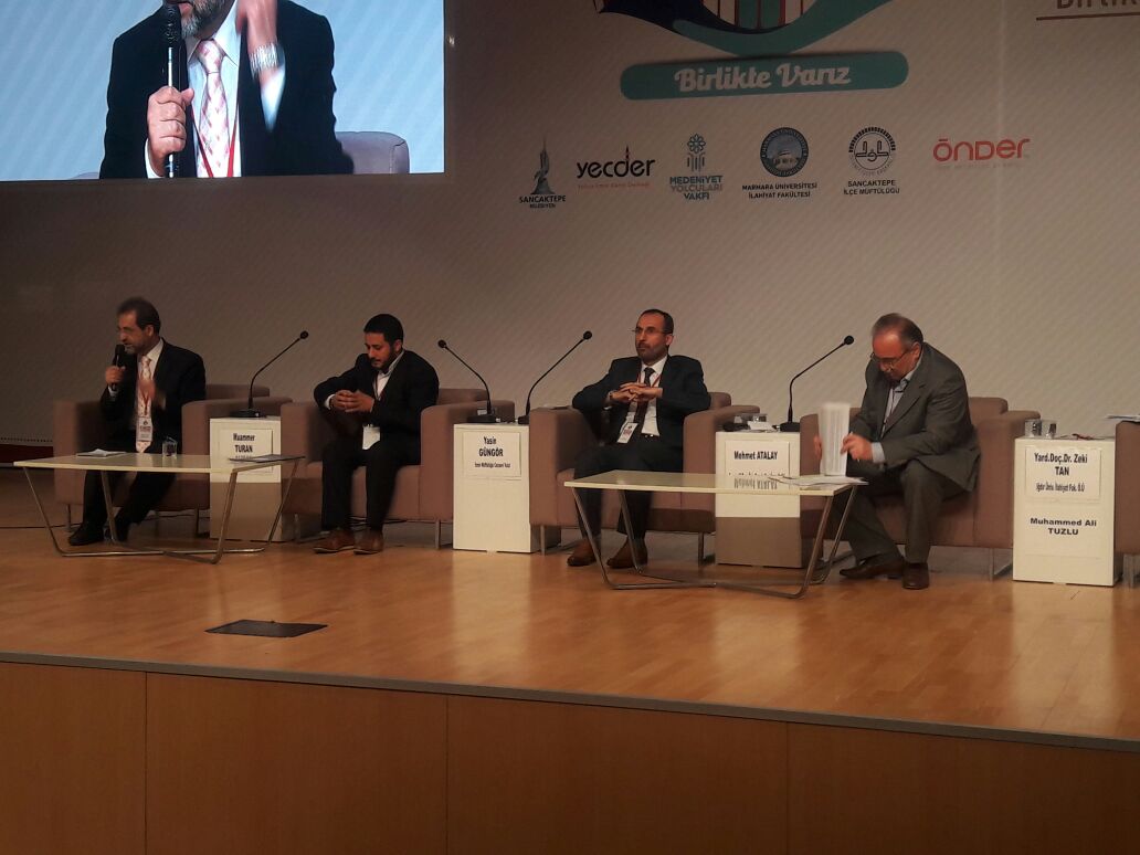 Camiler ve Din Görevlilerinin Birlik ve Beraberlikteki Rolü adlı 1.Oturum Sncktpe İlçe Müftüsü Sn.MuammerTURAN'ın moderatörlüğünde başladı