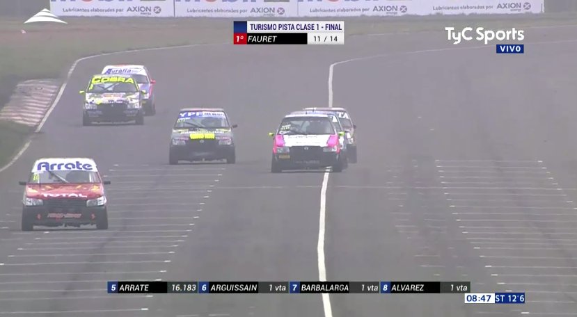CarburandoTV's tweet photo. #TurismoPista - En la vuelta 11 de la final de la #Clase1 lidera #Fauret en #Concepción || Transmisión en @TyCSports https://t.co/hiU1TMpDjW