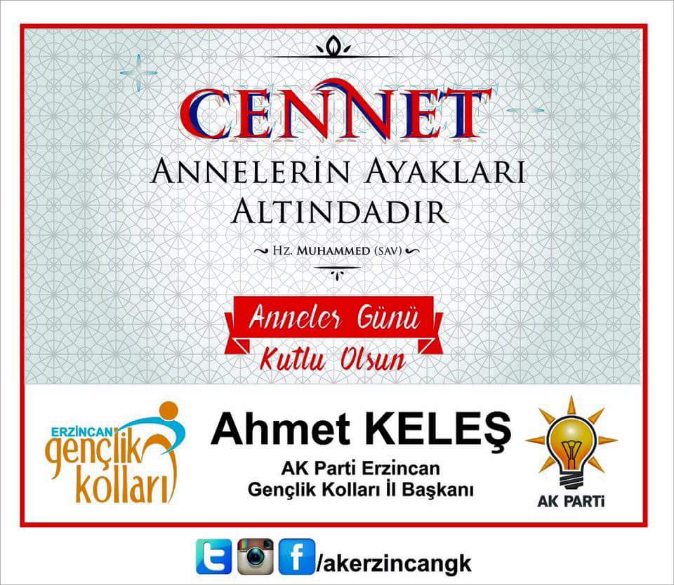 Başta evladını vatan için şehit vermiş annelerimiz olmak üzere, her şeyin en güzelini hak eden annelerimizin #AnnelerGünüKutluOlsun