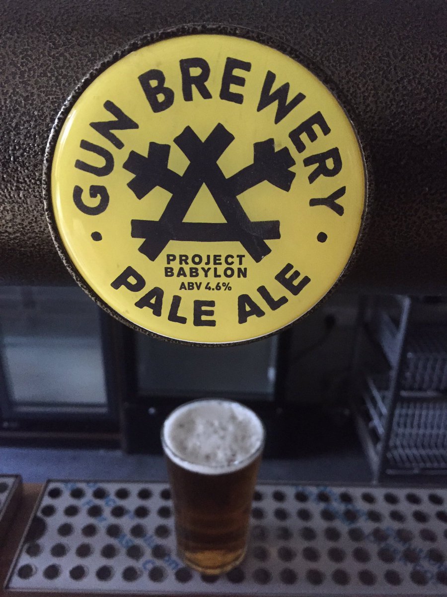 Just thought I'd pull some beer through, see if it works <a href="/GunBrewery/">Gun Brewery</a> make #topbeer #openingsoon