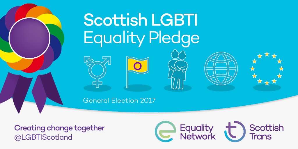 Our thanks to <a href="/DeidreBrock/">Deidre Brock</a> <a href="/theSNP/">The SNP</a> candidate in #EdinburghNorthandLeith for pledging to further #LGBTI equality #ScottishLGBTIpledge