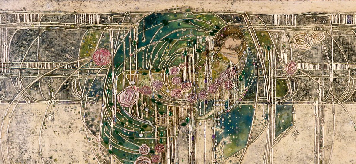 坂本葵 บนทว ตเตอร マーガレット マクドナルド マッキントッシュ Margaret Macdonald Mackintosh 1864 1933 スコットランド 建築家の夫チャールズ レニーと共に グラスゴー様式のアール ヌーヴォーを確立した美術家 幻想絵画の世界 T Co Tjcj7slwcf