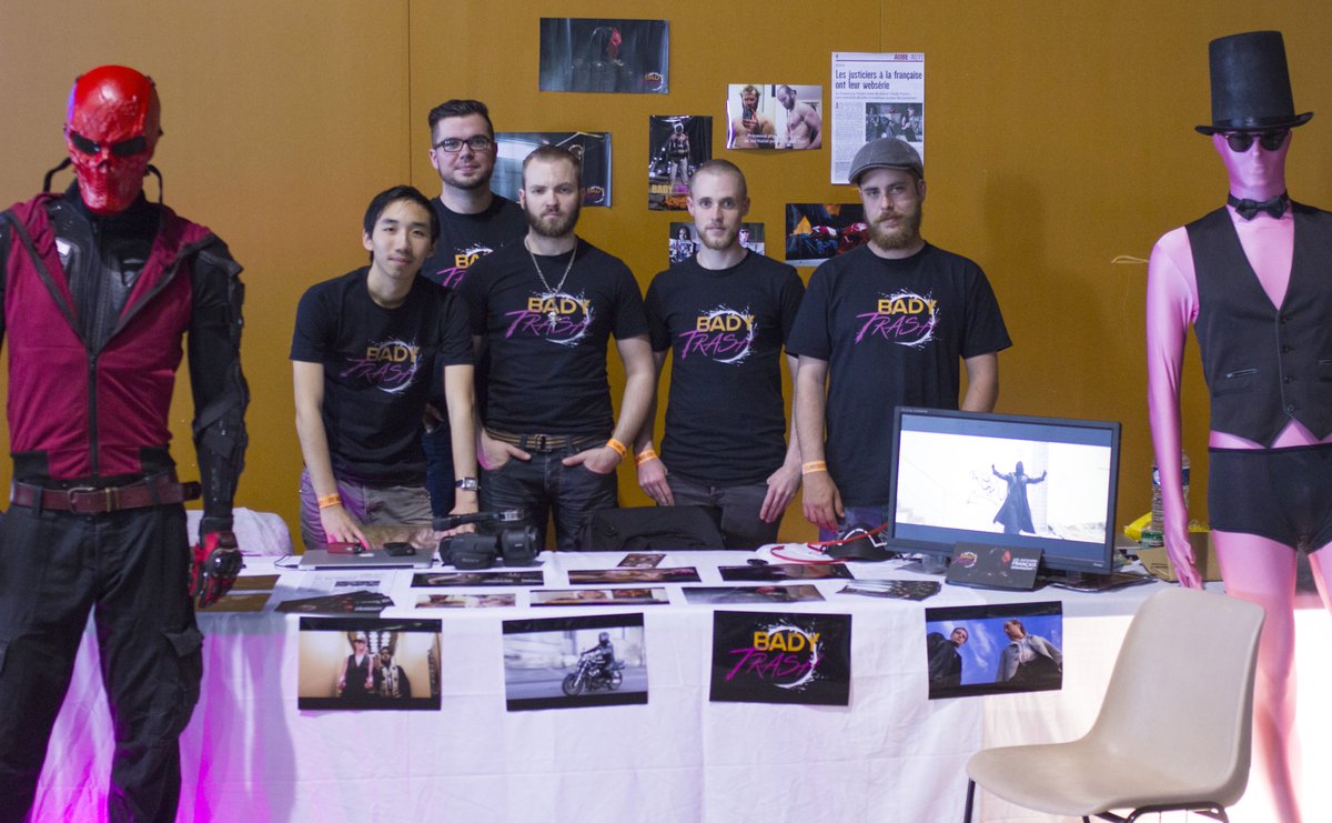 BadyTrash's tweet photo. @BadyTrash est à la @metztorii57 avec les copinous @Zone42_Serie, @Serial_Gamer et @fflproduction. #metztorii #Convention #Webseries #Geek https://t.co/IH7JYJC0tg