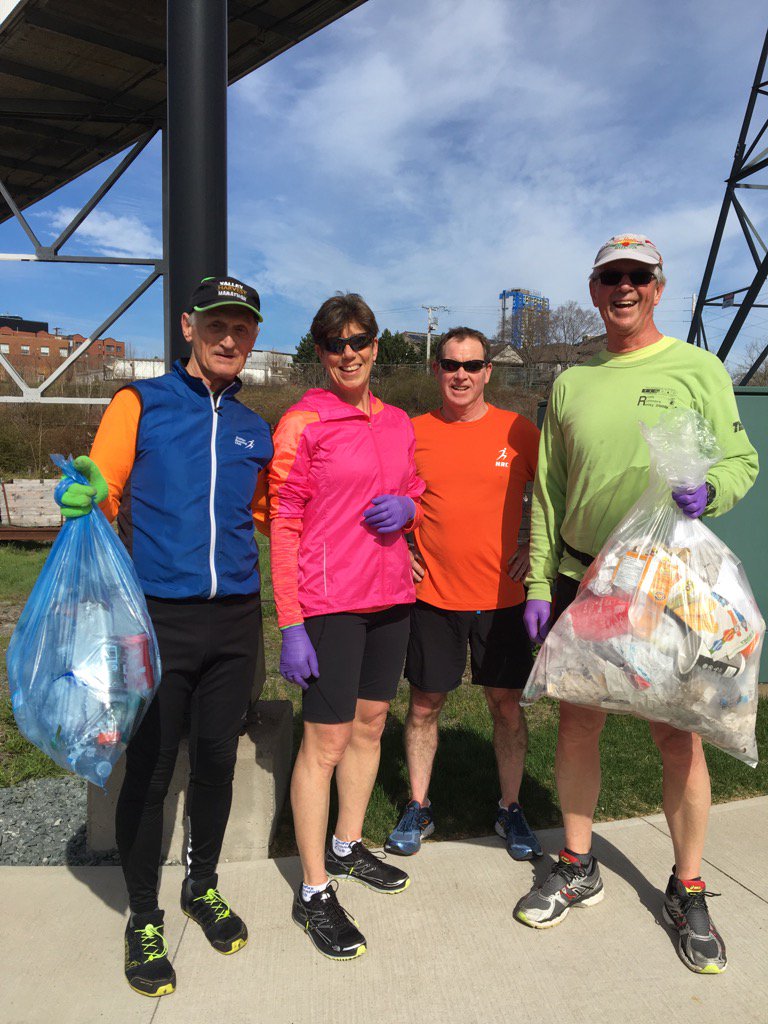 boston259's tweet photo. #WorldLitterRun Bluenose Marathon @halifaxrunn   Awesome morning to treat Mother Earth ! https://t.co/vqAcDVOwHC