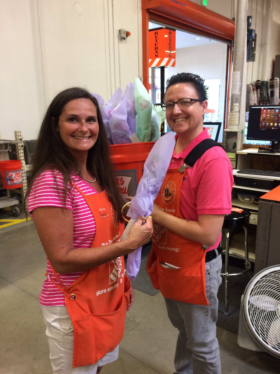 Happy mothers at the Home Depot!!!