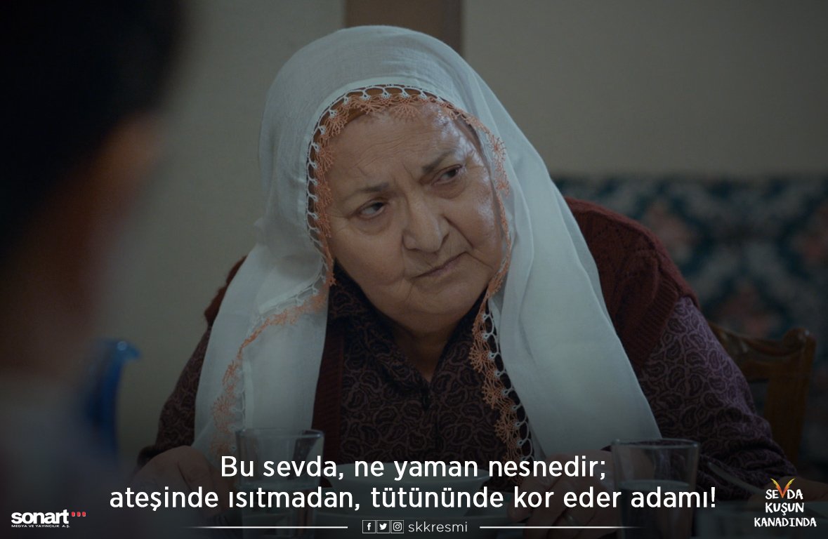 Bu sevda, ne yaman nesnedir; ateşinde ısıtmadan, tütününde kor eder adamı!

#SevdaKuşunKanadında