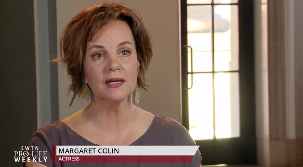 Actress Margaret Colin on being pro-life in. pic.twitter.com/ONvmnE2K0O. 