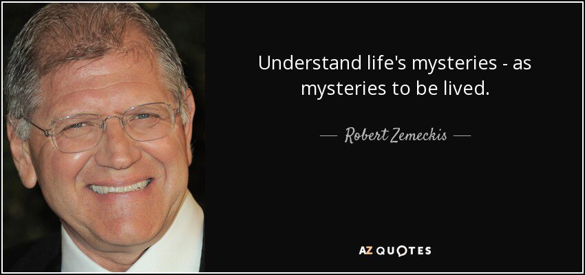 Happy birthday to Robert Zemeckis!  