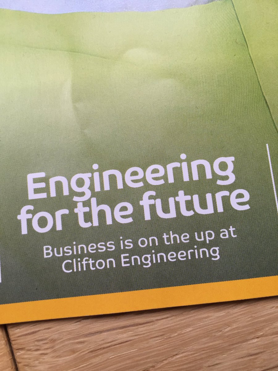 cliftonengineer's tweet photo. #engineering #northumberland #apprenticeships #arch we have recently featured in Arch Northumberland's latest business magazine https://t.co/PzREcm2Po8