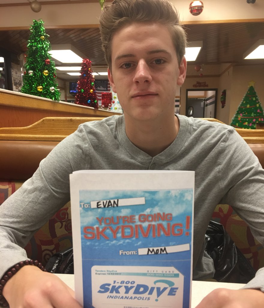 semisweetMel's tweet photo. @SkydiveINDY My oldest and I are booked for 3! Can't wait!! #mybucketlist #his18thbdaywish https://t.co/tY3CTiCMNH