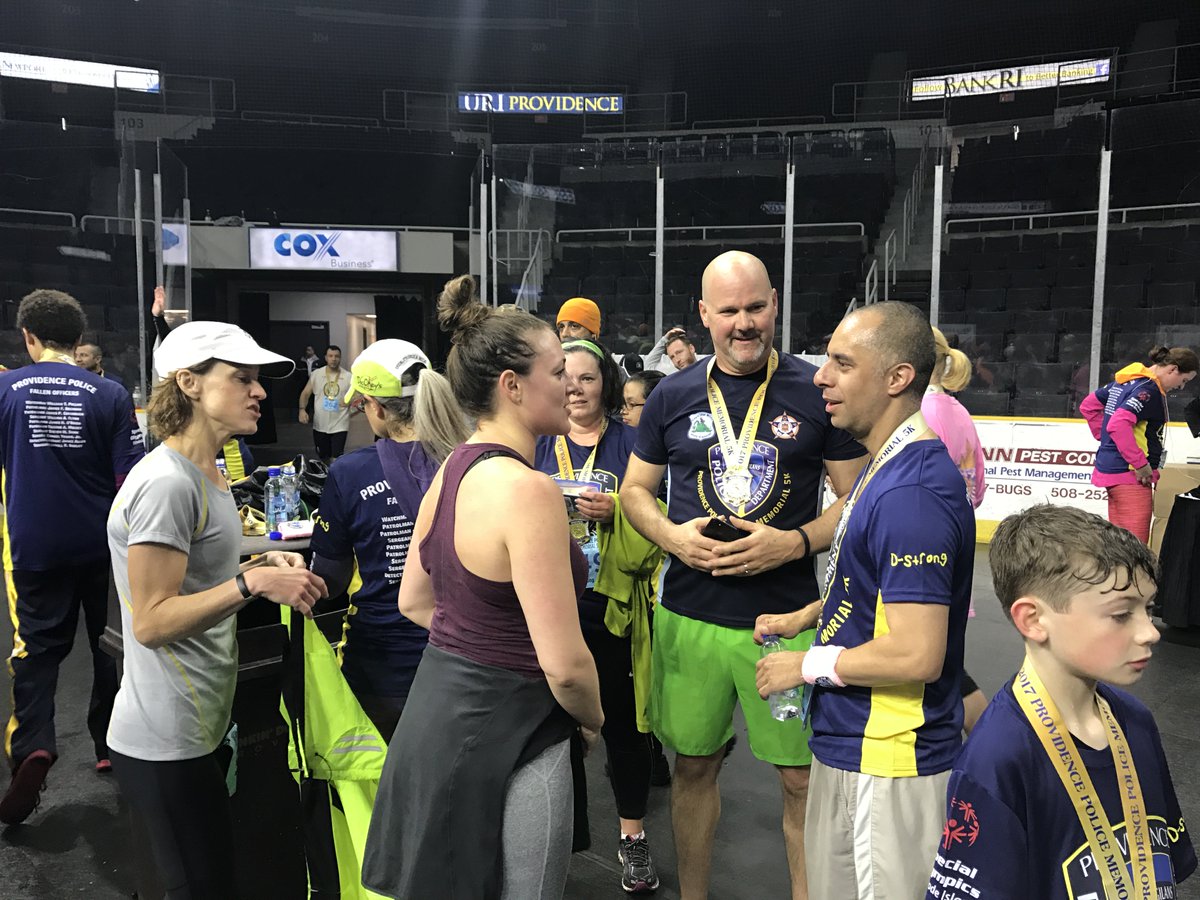 Running in the Providence Police Memorial 5K to support the #PVD Police Foundation and Cops for Kids with Cancer Charity