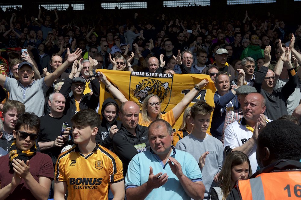 HullCity's tweet photo. 👏🏻 | Thank you for your superb support this afternoon, @HullCity fans - safe journey home! #CRYHUL https://t.co/3RmG6EsUbd