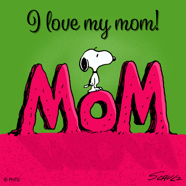 Snoopy's tweet photo. Moms are the best ❤️ https://t.co/5xGJaKp0LZ