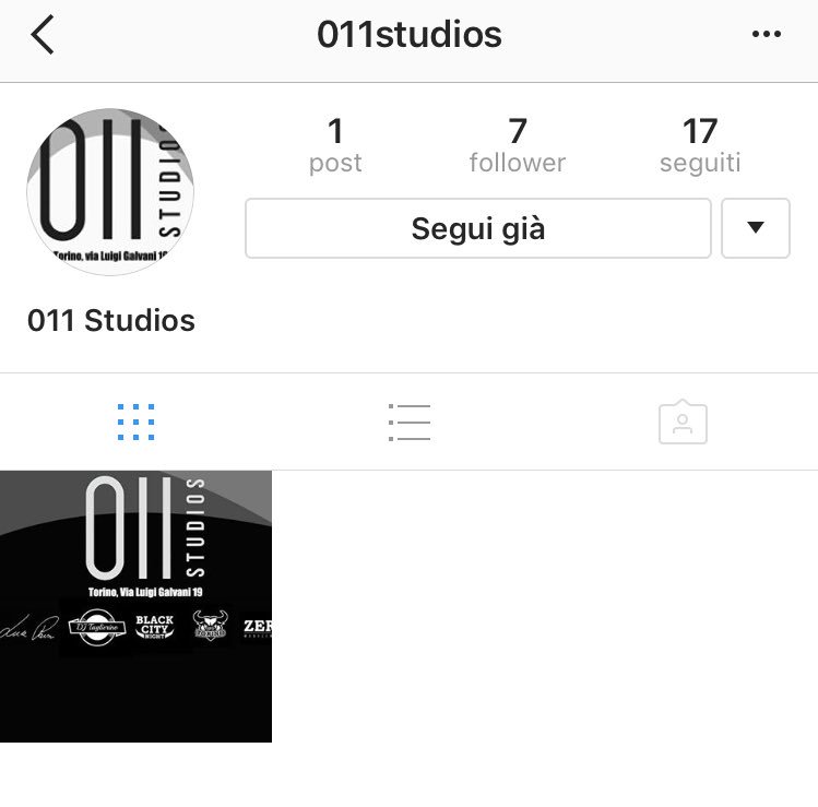 raigeofficial's tweet photo. È nata la pagina #Instagram del mio studio! Followate tutti @011Studios su IG! Ci saranno presto news 😉 https://t.co/n59g7uWMUO
