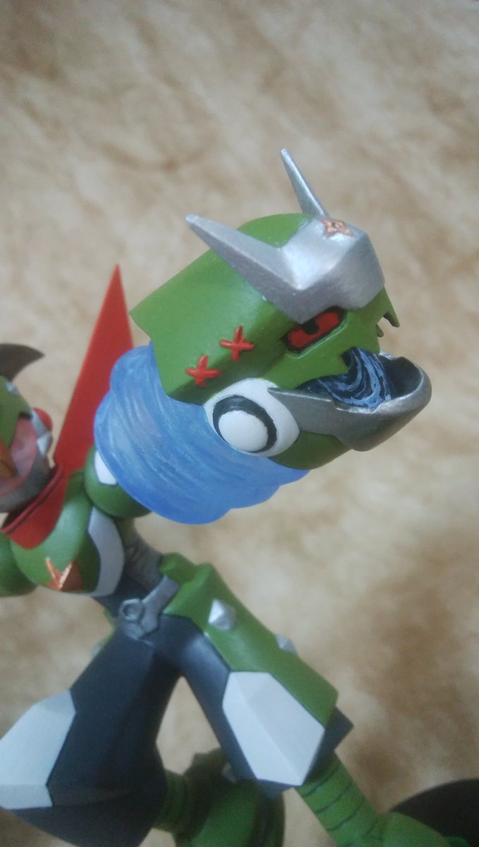 グリーンシノビのペイント完了しました～٩(๑❛ᴗ❛๑)۶ 夏のワンフェス