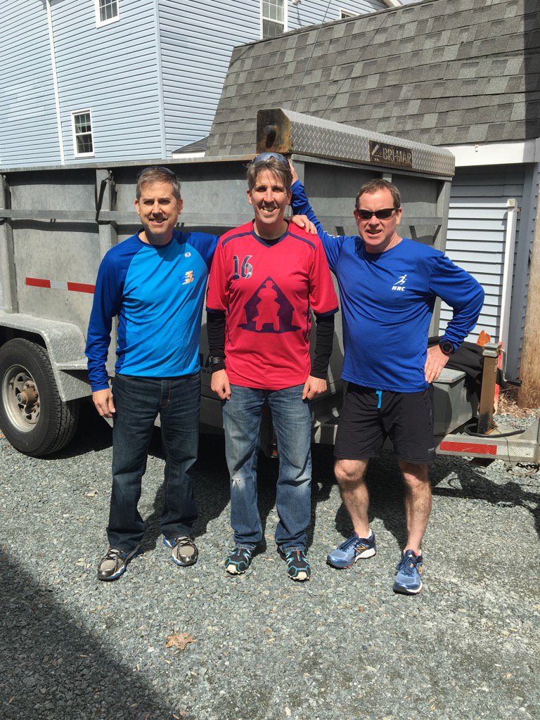 boston259's tweet photo. Thx Mark, Bruce, &amp; @LukeShoeFitter for your work at #WorldLitterRun @BNMarathon @HFXRunClub https://t.co/fileDK1USg