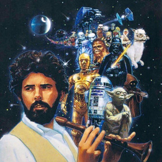 Happy Birthday to our main man, George Lucas. May you get a big chair for your day. 