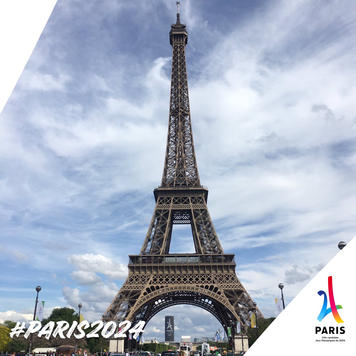 In <a href="/Paris/">Paris</a> to welcome the <a href="/Olympics/">The Olympic Games</a> evaluation commission! Can't wait to show them how the French athletes are involved in <a href="/Paris2024/">Paris 2024</a> bid!