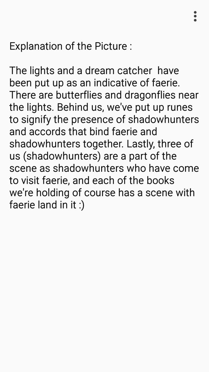 raivatan's tweet photo. @cassieclare We found faerie do fascinating, that we created it in my room! we hope you like it :) #loscontest #lordofshadows https://t.co/l59axe6dzx