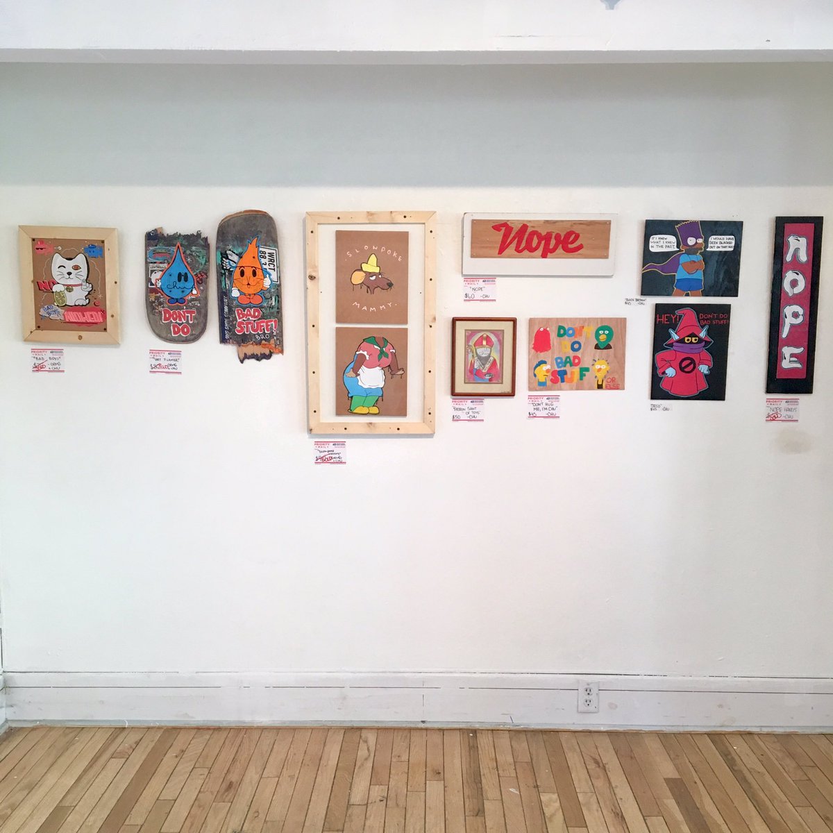 BOOMConcepts's tweet image. Today&apos;s your last chance to see #DontDoBadStuff at the @theFRAMEgallery 3-8PM at @CarnegieMellon featuring many BOOM artists