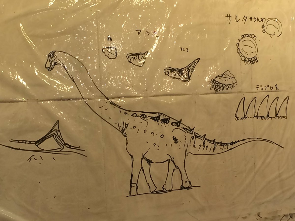 アラモサウルス復元教室