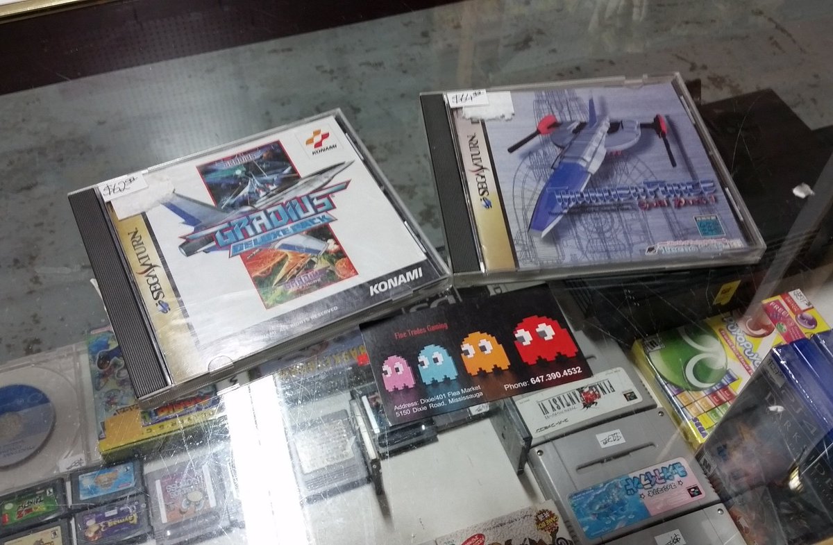 FineTradegaming's tweet photo. Some Saturn Japanese Exclusive Shootem Ups added to our elusive import selection #Import #Japanese #Japan #Sega #Exclusive #RetroCollective https://t.co/J5dUaodxT0