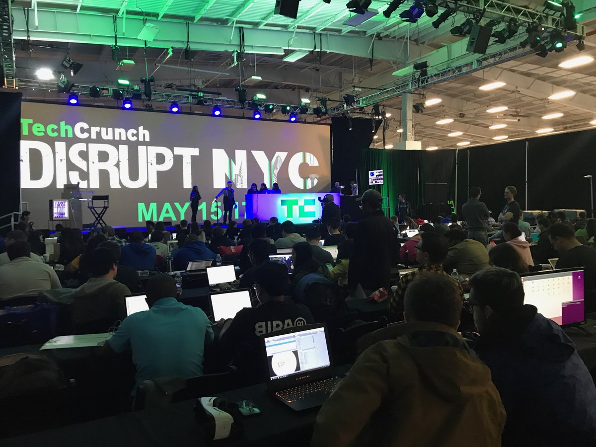 PubNub's tweet image. It&apos;s happening! @TechCrunch #HackDisrupt is taking to the stage!