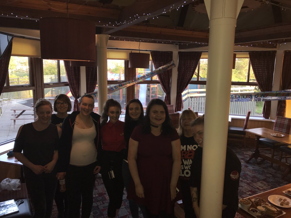 mainsofbalqrnBF's tweet photo. Surprising a team member at a "team meeting" with a baby shower! 👶🏻 Looking forward to seeing the new addition to the team! https://t.co/sZ5jE9maLc