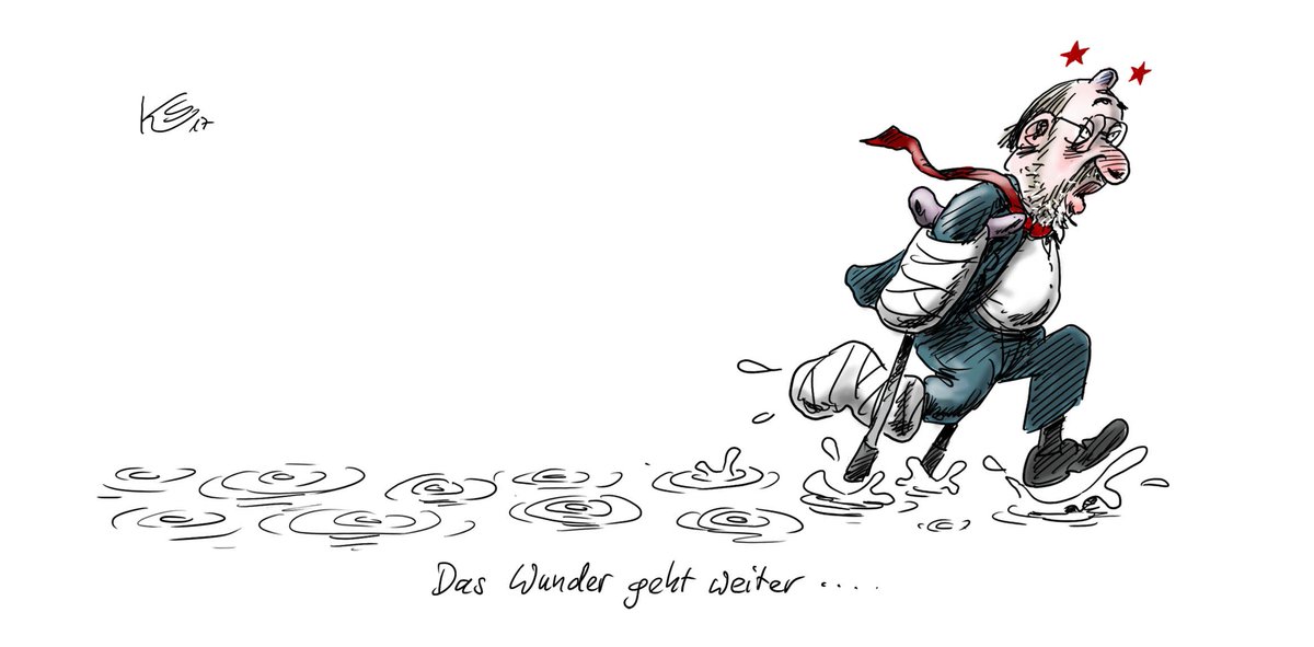 TspWahl's tweet image. Das Wunder geht weiter... 
#Schulz #NRWLTW17 #Stuttmann