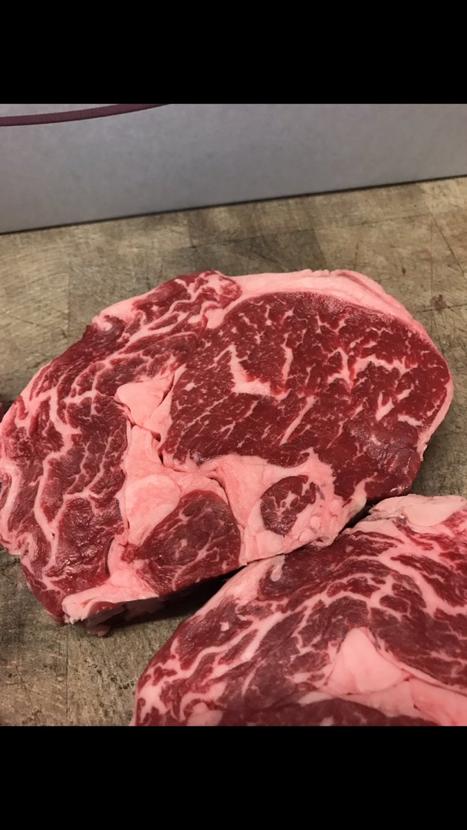 frostybutcher's tweet photo. Who'd like to win some 5 week dry aged rib eye steaks like these??? 

RT, FOLLOW &amp; STAY TUNED FOR TOMORROWS COMPETITION https://t.co/Ozw88XHV6N