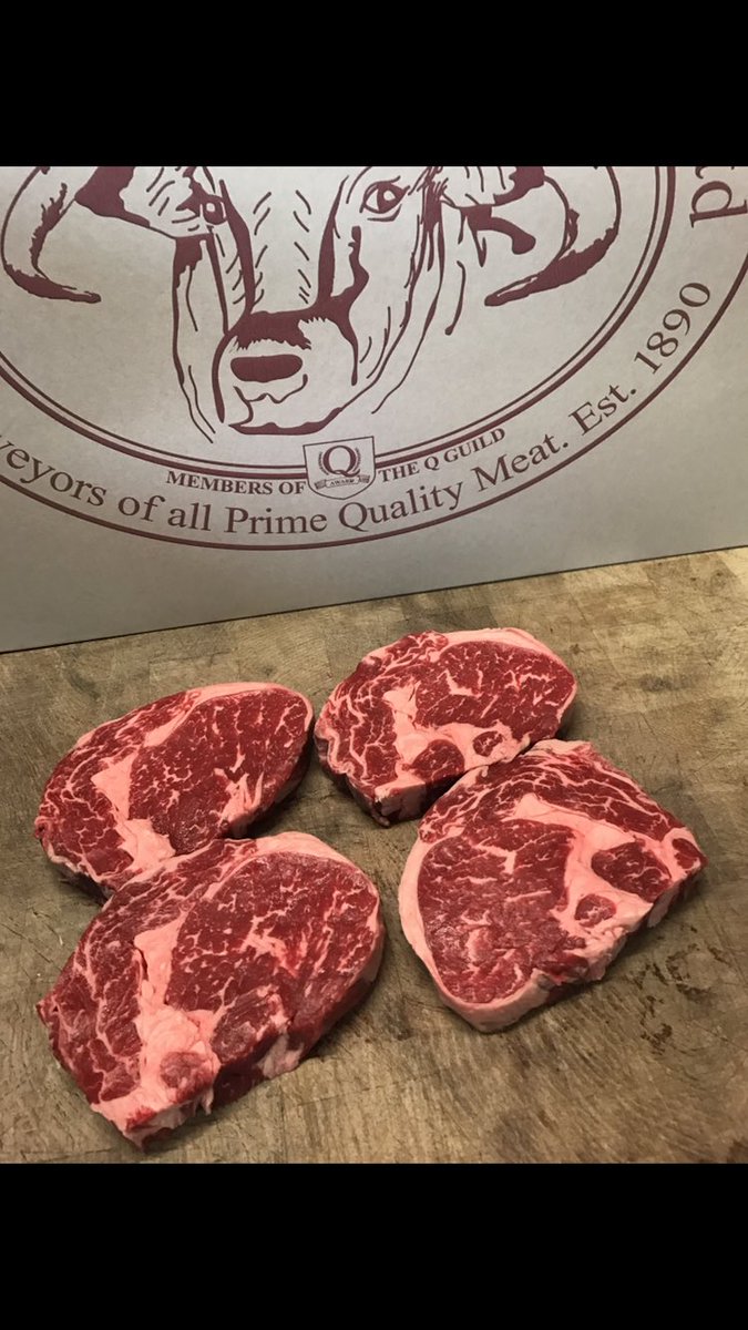 frostybutcher's tweet photo. Who'd like to win some 5 week dry aged rib eye steaks like these??? 

RT, FOLLOW &amp; STAY TUNED FOR TOMORROWS COMPETITION https://t.co/Ozw88XHV6N