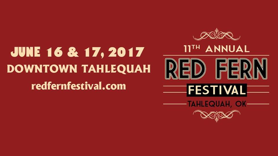 TourTahlequah's tweet image. Be sure to pencil in the 11th Annual Red Fern Festival for June 16 and 17! redfernfestival.com