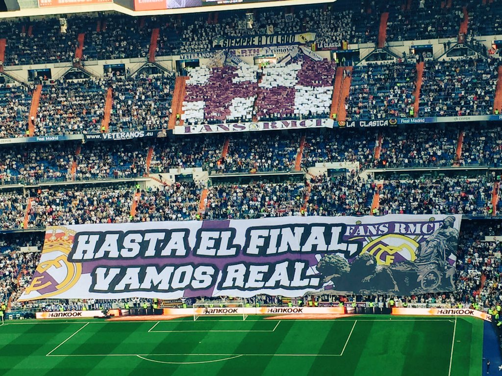 SIEMPRE A TU LADO. ¡¡VAMOS EQUIPO!! JUNTOS #AporlaLiga #FansRMCF #HalaMadridYNadaMas