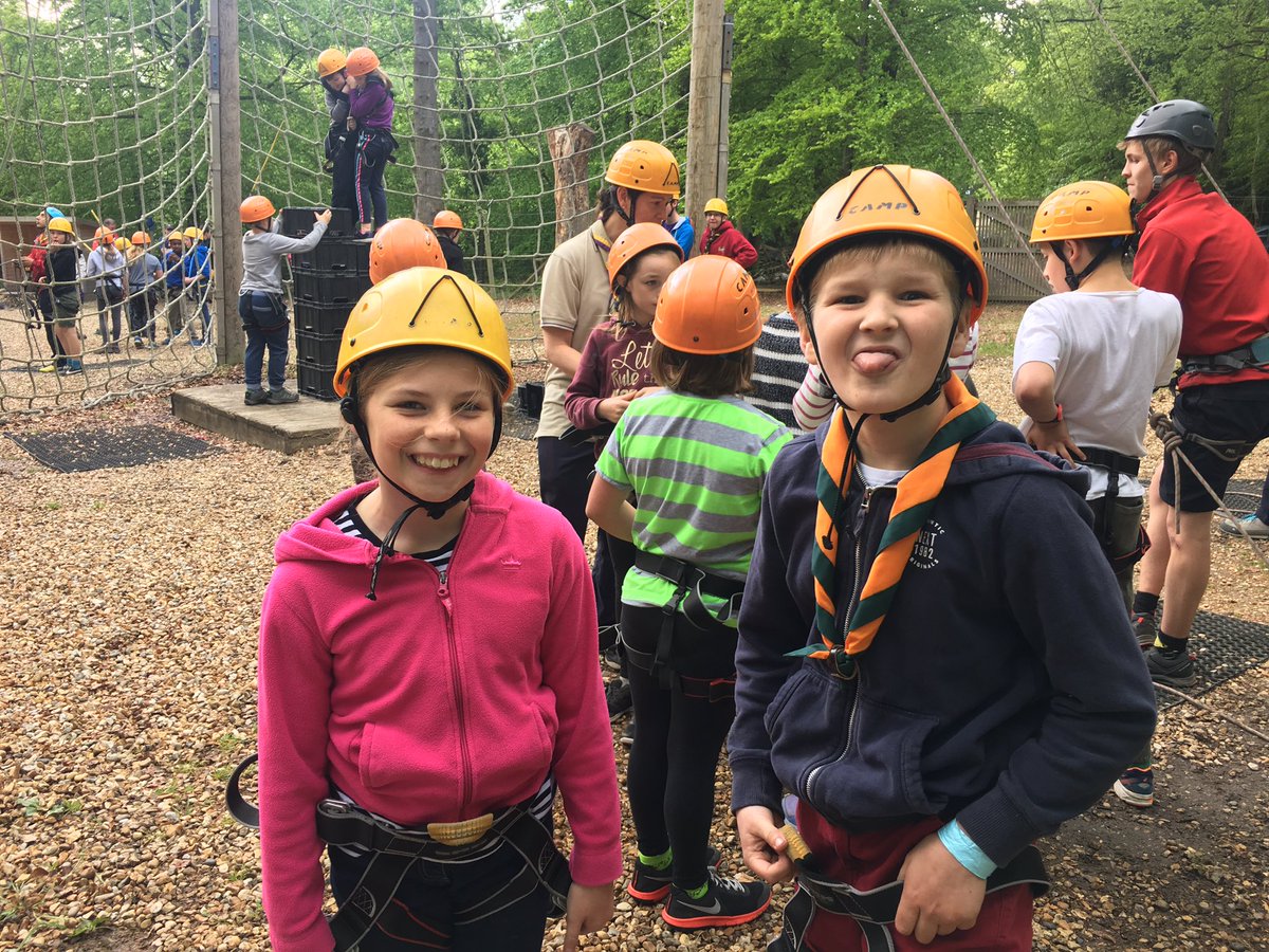 54thPortsScouts's tweet photo. These two were up for the challenge to have a go at high ropes at #LinkCamp17 - and loved it! ✌🏽👌🏽 https://t.co/2PalSGW3F9