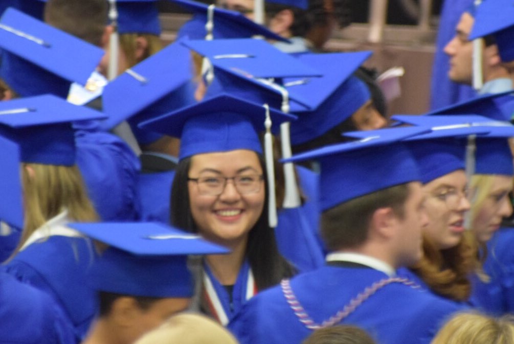 Congratulations to Jennifer on her graduation from American University!!@JenYu1317 #2017AUGrad