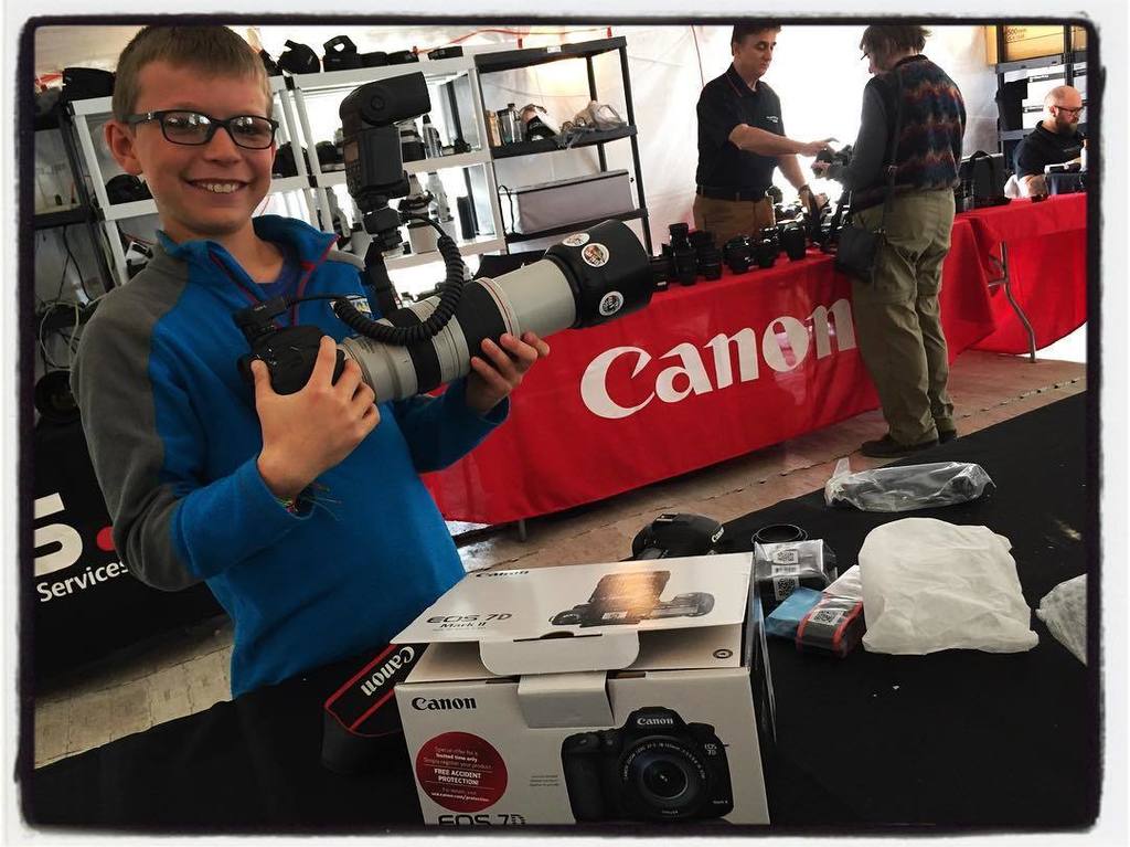 swingmanphoto's tweet photo. As the young man grows so does his system. Goodbye to the #canonrebel hello #canon7dmarkii #teamcanon @canonusa #B… https://t.co/Nccm4cdA9n https://t.co/YBKgWrz1fA