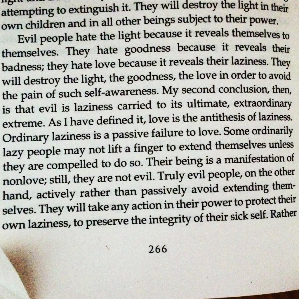 onceuponhuman's tweet image. #theroadlesstraveled #mscottpeck #understandingevil my #Sunday read.