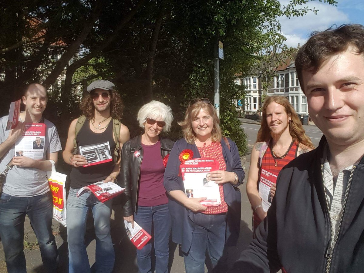 Hats off to the 8 <a href="/BristolNWCLP/">Bristol NW Labour</a> teams out today. Tonnes of helpers and thousands of leaflets delivered on the #labourdoorstep. Thanks! #GE17