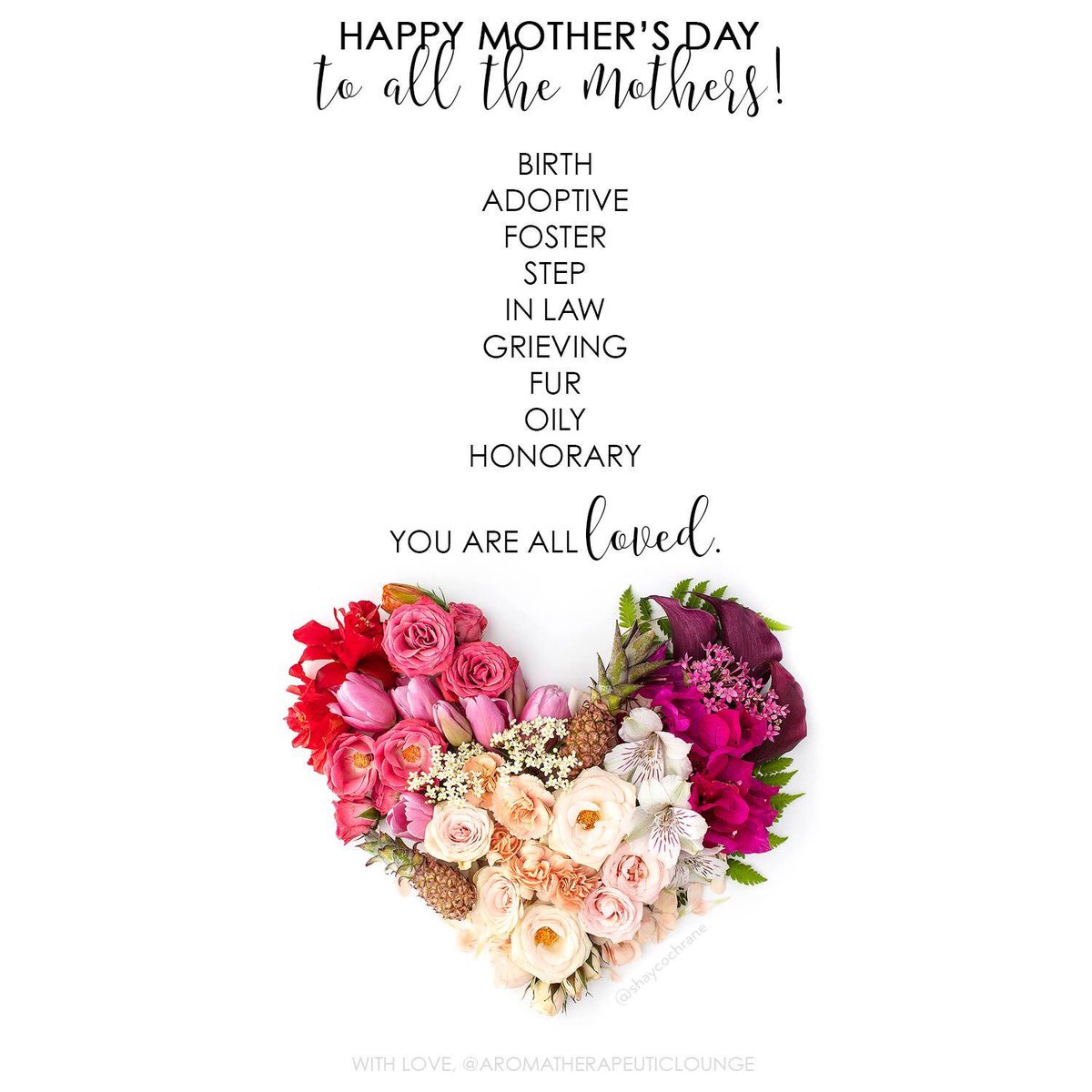 #happymothersday from <a href="/oilyschoolhouse/">TheOilySchoolhouse</a>! Enjoy today with your #family &amp; #friends. #may #mothersday