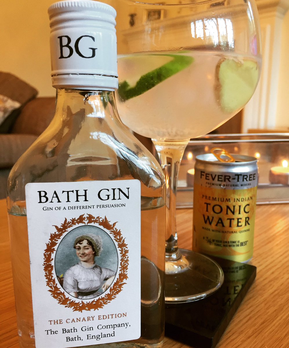 Sunday treats for <a href="/The_Gin_Club/">The Gin Club</a> loving @thebathgincompany with a fresh lime and ginger garnish #gin #bathgin #smallbatchgin #canaryedition