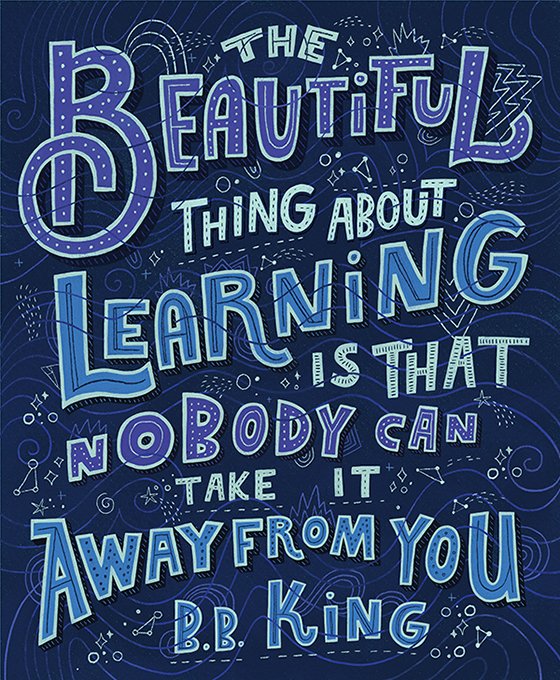 Learning for Justice on Twitter: "“The beautiful thing about learning is  that nobody can take it away from you.” —B.B. King, who died #OTD in 2015.  https://t.co/mFGMaPKzIS https://t.co/iKrQInzpuD" / Twitter