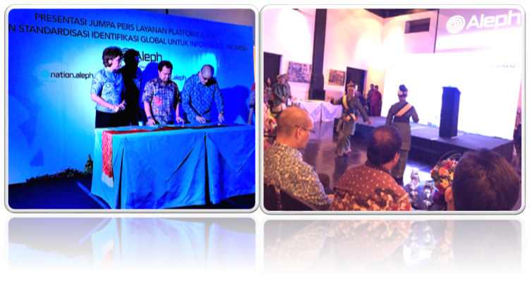AlephGlobal's tweet photo. Penandatanganan kerjasama dan #KonferensiPers, antara PT Aleph Santosa Adiraja dengan Kadin Bali dan GS1 Indonesia https://t.co/uj5Kv4pHAc