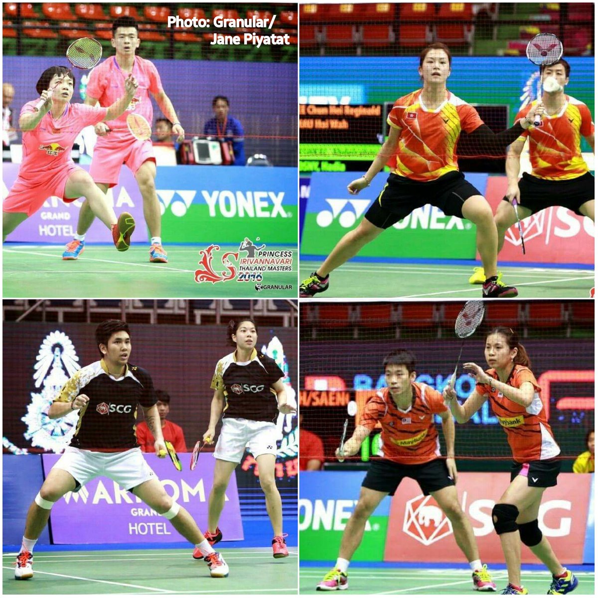 BadmintonNow's tweet photo. #ThailandMasters | Mixed Doubles - Semifinal: https://t.co/f2jjK9N6PX