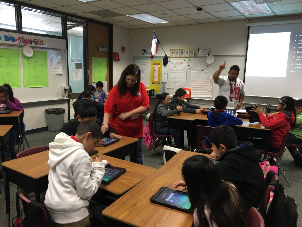 Mr. V's class dove in to a google classroom!
