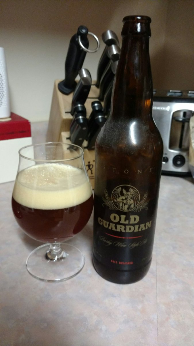 BeerApprentice's tweet image. 2012 Stone Old Guardian.  #beer #craftbeer @stonegreg. @stonebrewingco.