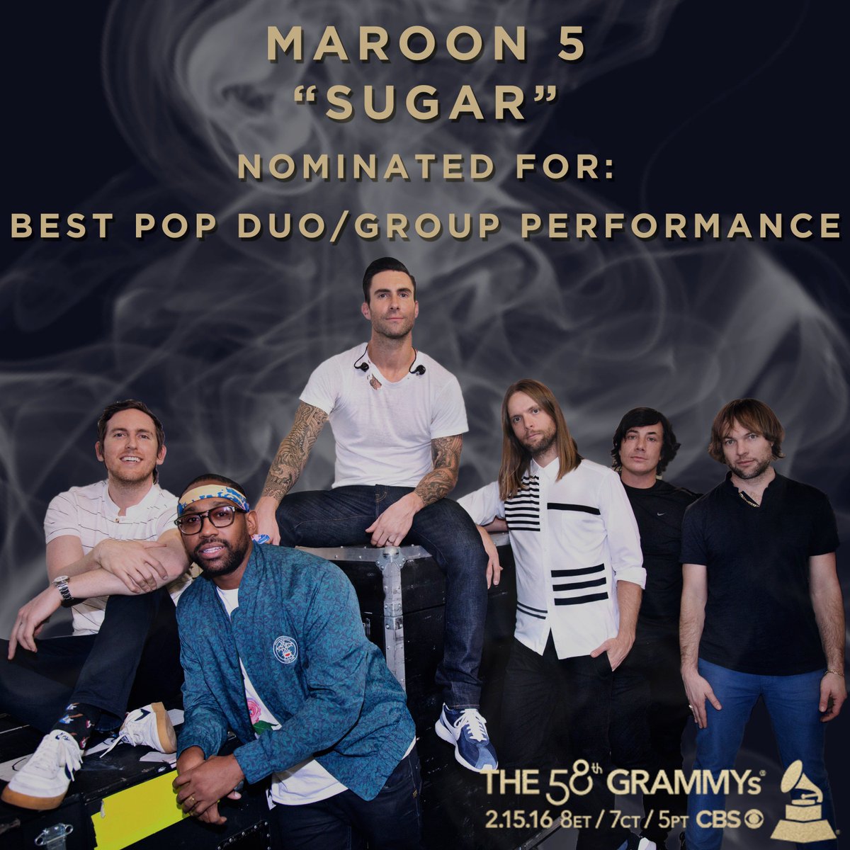 #TheGrammys #M5Sugar @TheGRAMMYs