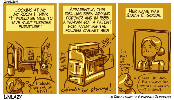 Biz_Rainmaker's tweet photo. #SarahGoode the first AA woman w/a patent in 1885 for the cabinet bed. #IwantToInvent #MurphyBed #BHM2016 https://t.co/OPCuTXulPk