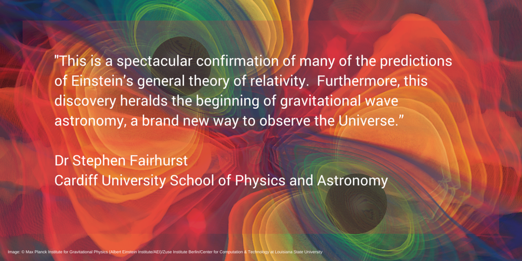 #CardiffResearch opens a new window into the Universe as #gravitationalwaves are detected buff.ly/1TV1fgt