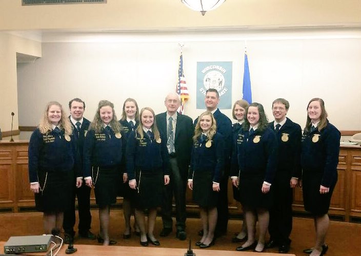 We all learned so much today meeting with State Senators, Representatives, and even @WISuptTonyEvers @WisconsinCTE
