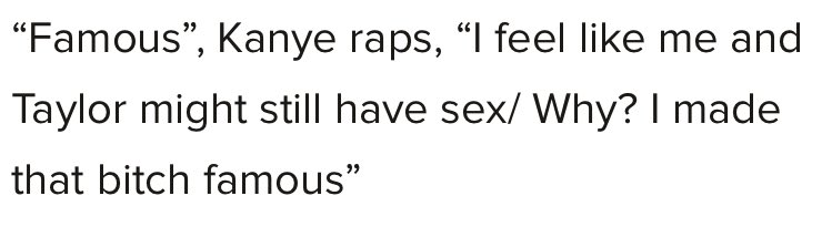 swiftieforl1f3's tweet image. @taylornation13 @taylorswift13 everyone except for @kanyewest rn #TaylorSwiftMadeTaylorSwiftFamous #Only1TaylorSwift